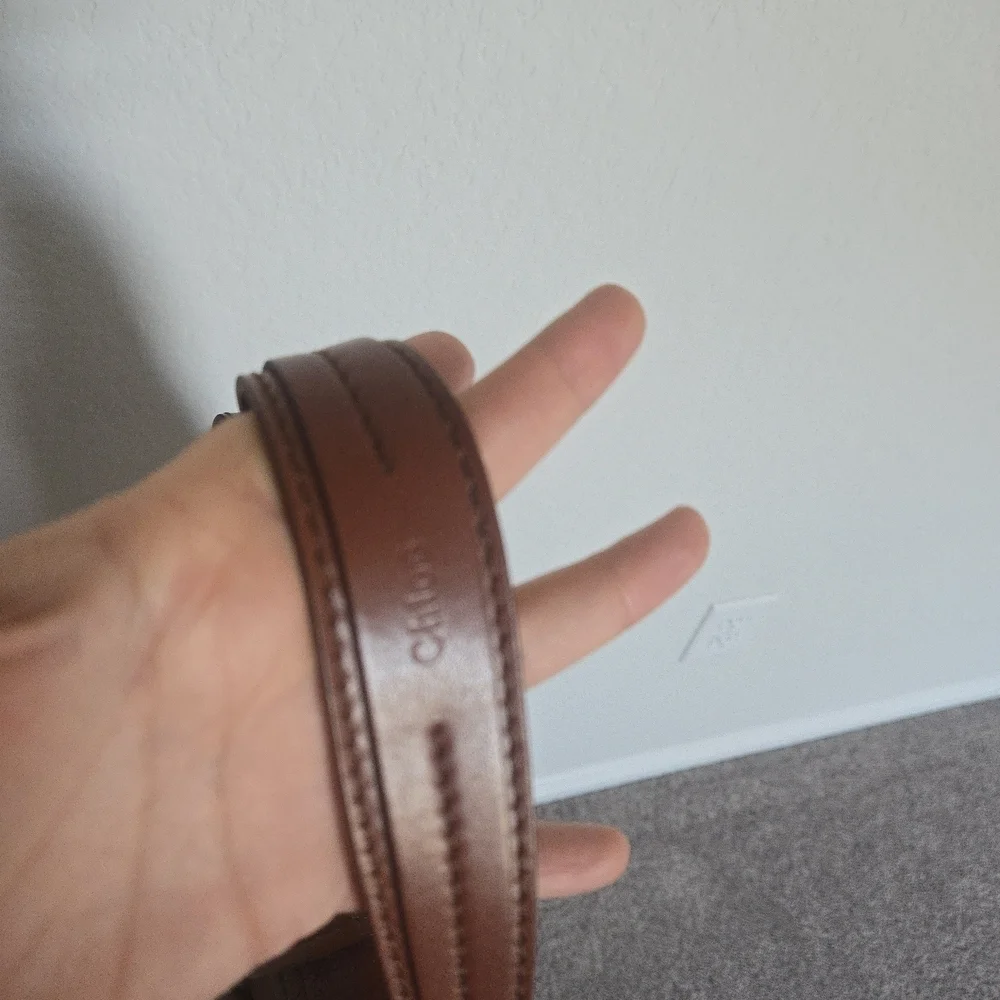 Chloé Aby Medium Leather Bag – Brown EUC